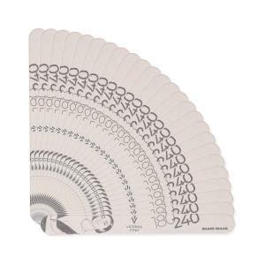 PILNIKI DO PAZNOKCI SHAPE RULLER 25 pcs Straight Slim 180/240